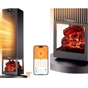 GoveeLife Black Smart Electric Heater